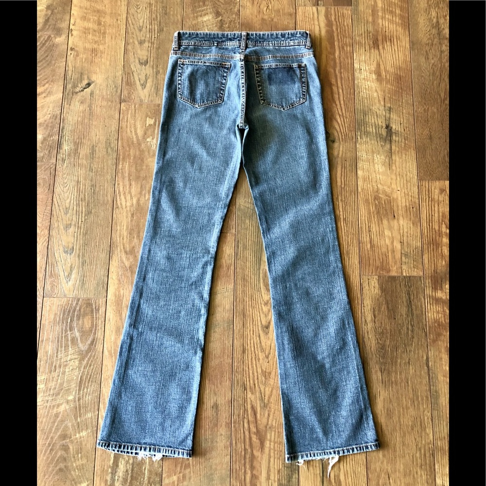 Victoria’s Secret VTG 90's mid rise booty lift panel boot cut jean Size 6/32.5 - Picture 10 of 11